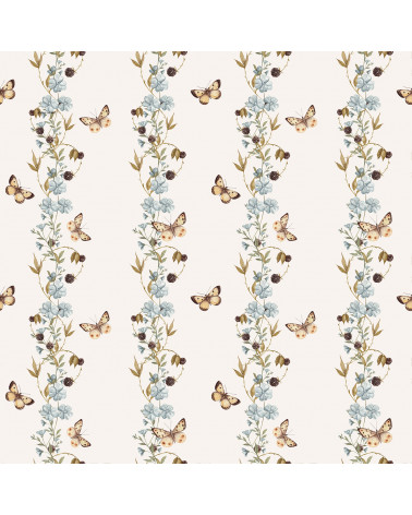 Echantillon Papier peint enfant Jardin d'antan