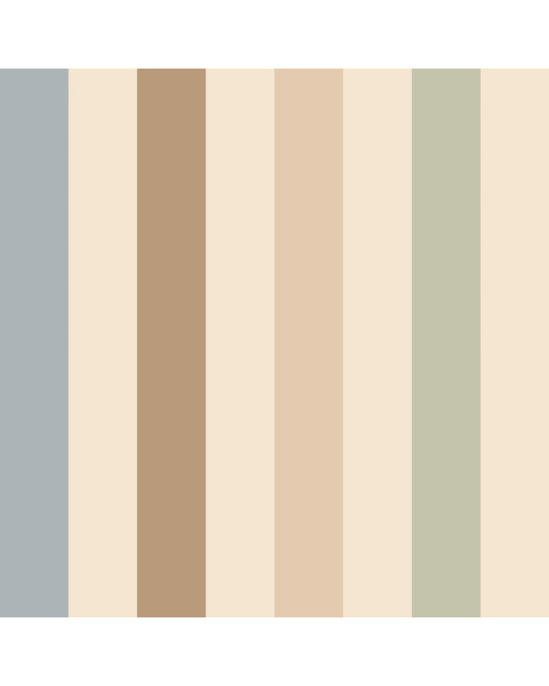 Papier Peint Enfant – Rayures Douces Neutres