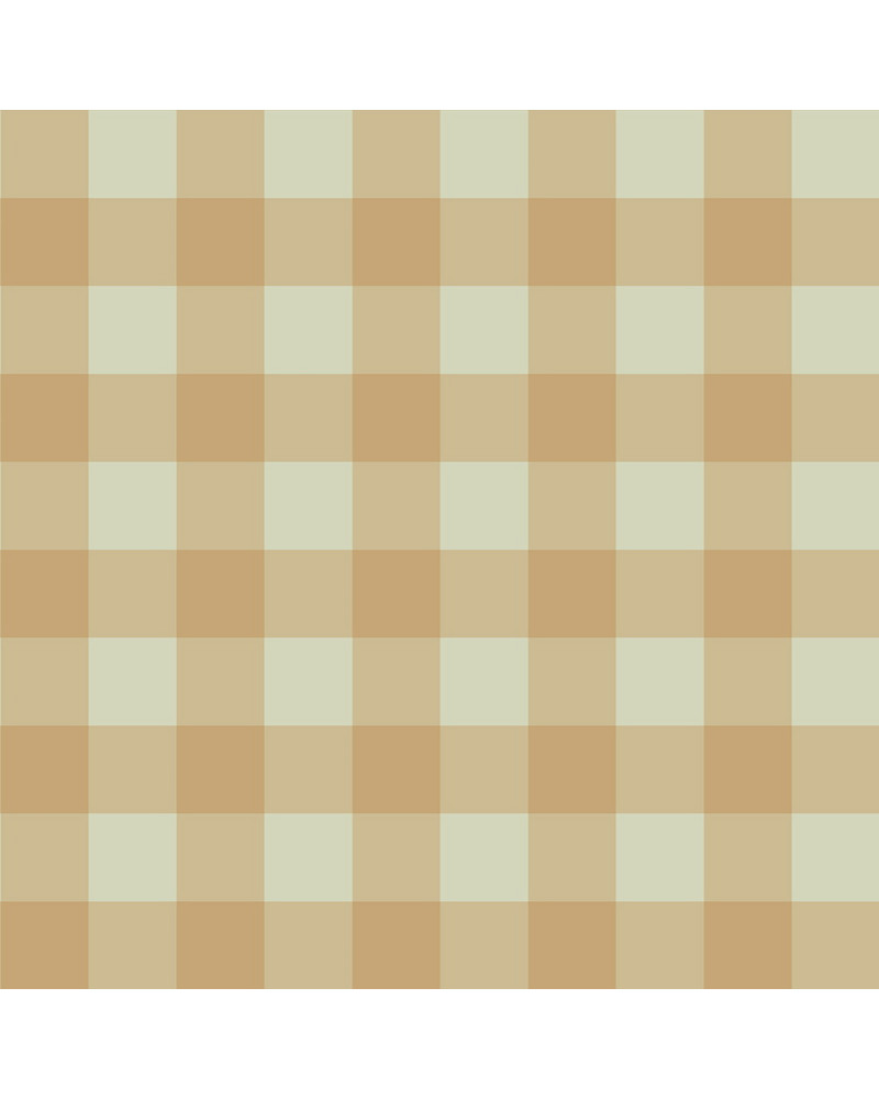 Papier Peint Vintage – Carreaux Naturels Vert et Beige