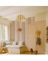 Papier Peint Enfant – Rayures Chaleureuses