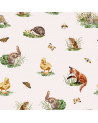 Echantillon papier peint enfant - Petits Habitants des Bois