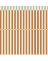 Papier Peint Enfant Nostalgie – Rayures Brun et Bleu Vintage