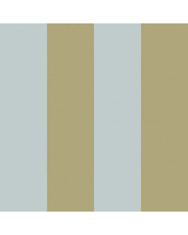 Papier Peint Enfant – Rayures Bleu et Vert