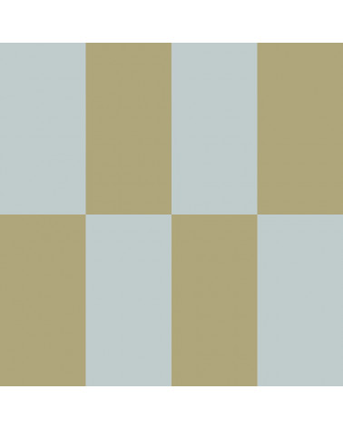 Papier Peint Enfant – Rayures Alternées Bleu et Vert