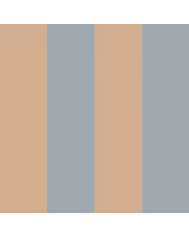 Papier Peint Enfant – Rayures Bleu et Beige