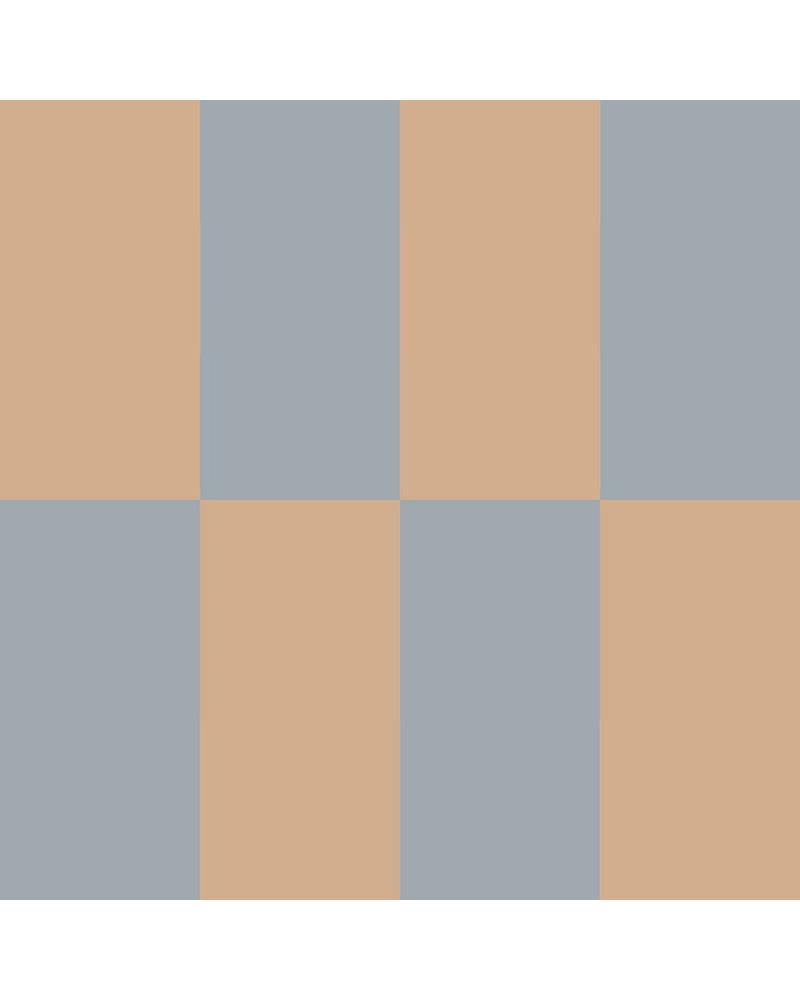 Papier Peint Enfant – Rayures Alternées Bleu et Beige