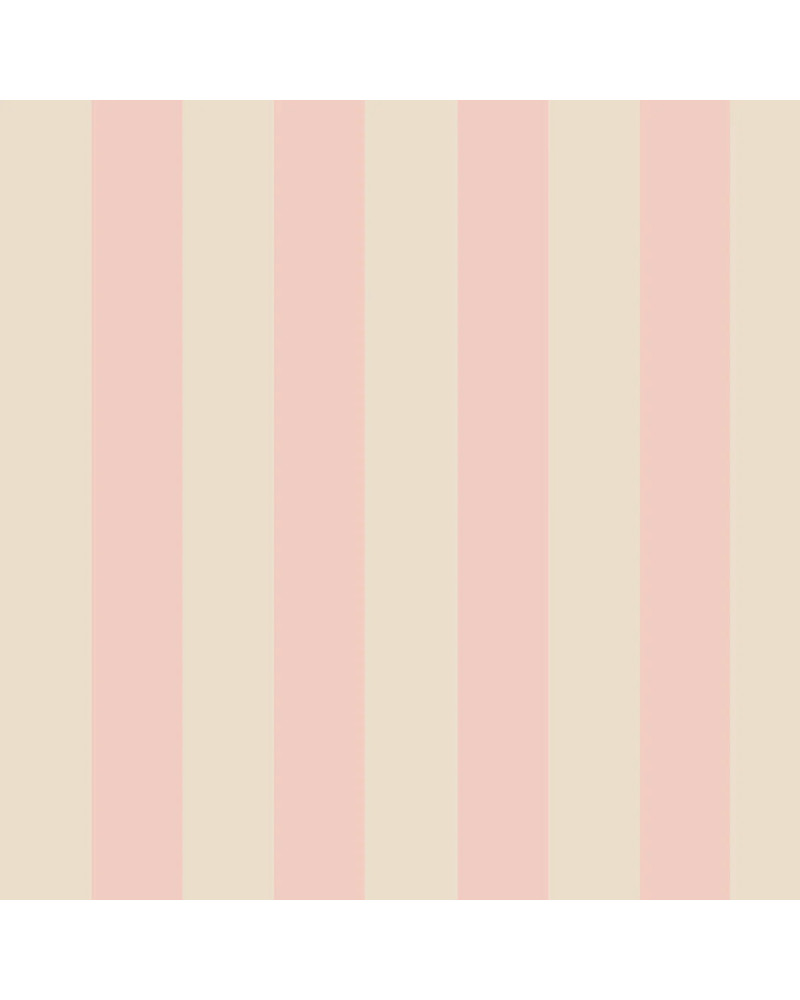 Papier Peint Enfant – Rayures Gelati Rose