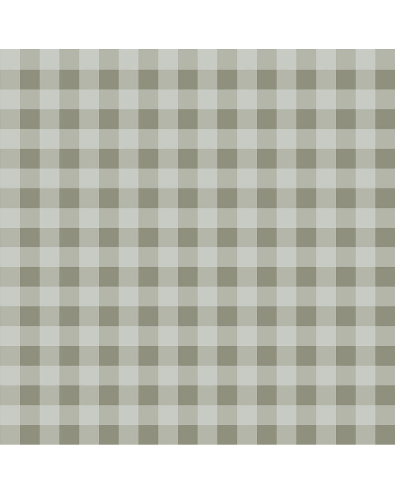 Papier Peint Enfant Carreaux Minimini – Bleu et Vert Foncé