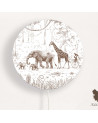 Applique murale ronde - Animale Parade
