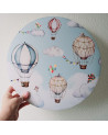 Applique murale ronde - Balloons Bonanza - Montgolfières