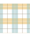 Papier Peint Enfant Carreaux Maxi – Jaune et Bleu