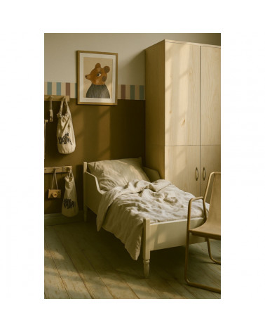 Frise murale Nostalgie à Rayures Multicolores