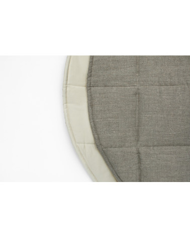 Tipi avec pompons gris