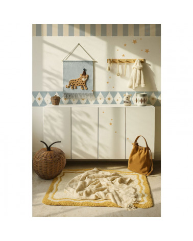 Frise murale à Losanges et Étoiles