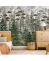 Papier peint enfant Forest Mountain