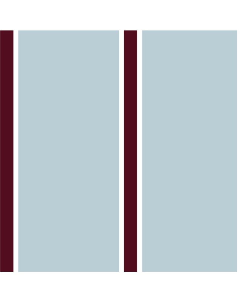 Echantillon Papier Peint Enfant – Rayures Larges Maya Bleu