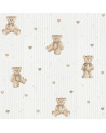 Papier peint enfant  – Oursons Tendres Beige et Brun Dekornik