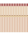 Echantillon Papier Peint Enfant – Rayures Happy Rose Cerise