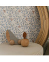 Papier peint enfant -  Sieste du Lapin Tons Bleus
