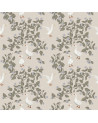 Echantillon Papier peint enfant - Jardin des Oies - Fond Gris Serein