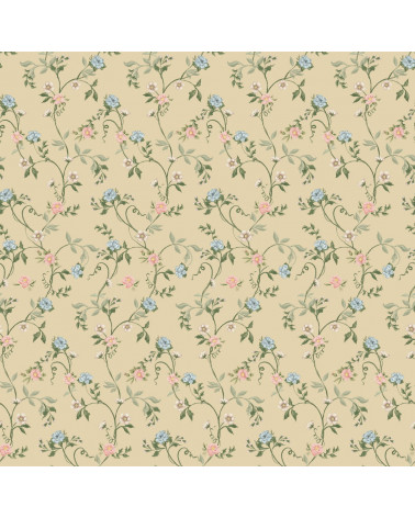 Papier peint enfant - Guirlande Florale