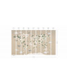 Papier peint enfant -  Animal Atlas brown