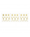 Stickers étoiles dorées, 60 pièces