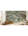 Papier peint enfant - Nordic Nature Green White