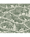 Papier peint enfant - Nordic Nature Green White