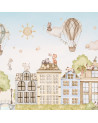 Papier peint enfant -  City Cats