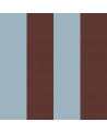 Papier Peint Enfant – Grandes Rayures Brun et Bleu Brume