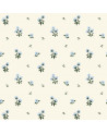 Echantillon Papier peint enfant - Bleu Délicat Fleuri