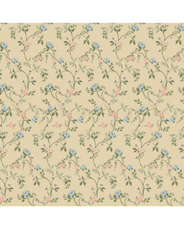 Echantillon Papier peint enfant - Guirlande Florale