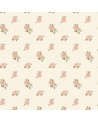 Echantillon papier peint Rose Trémière