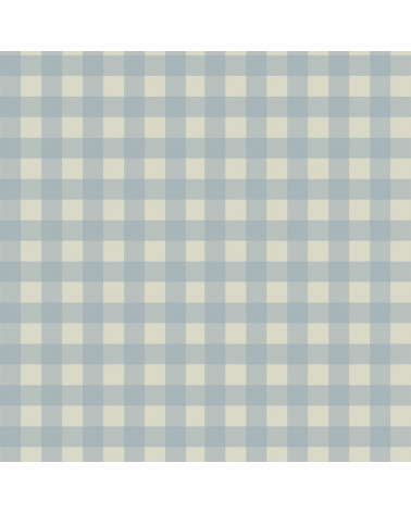 Echantillon Papier Peint Enfant Carreaux Minimini – Vert et Bleu