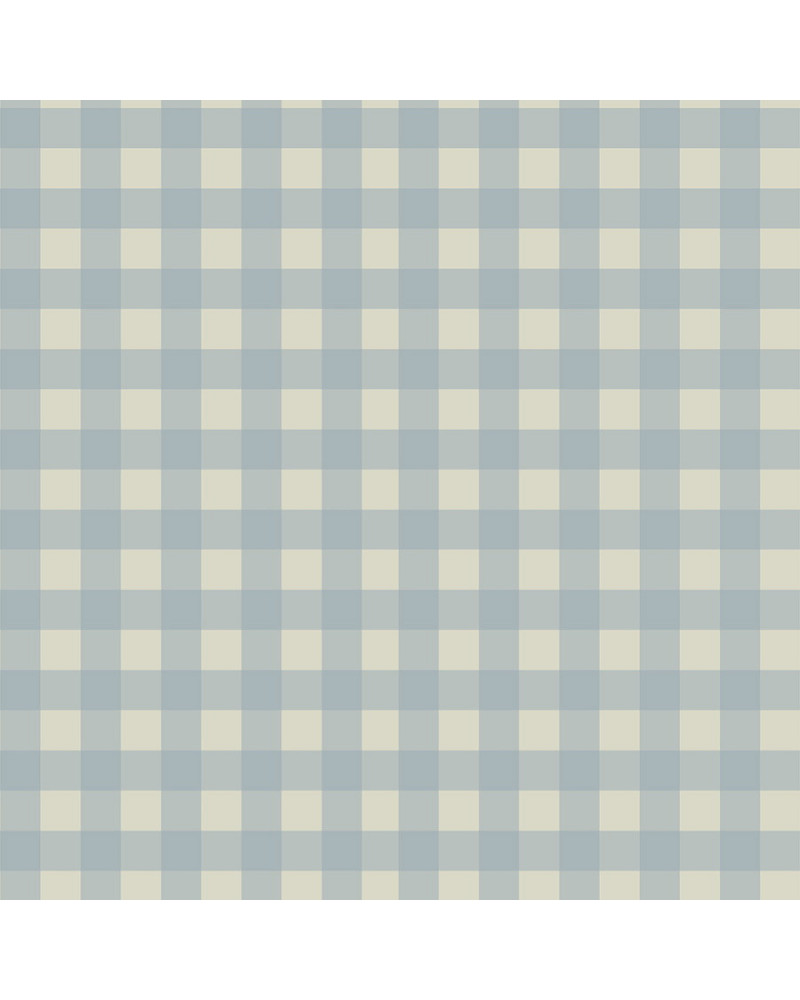 Echantillon Papier Peint Enfant Carreaux Minimini – Vert et Bleu