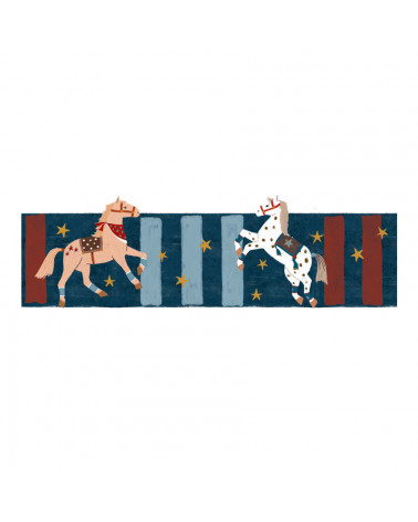 Frise murale Chevaux et Étoiles
