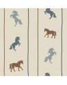 Papier peint Enfant Chevaux et Petites Étoiles