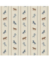 Papier peint Enfant Chevaux et Petites Étoiles