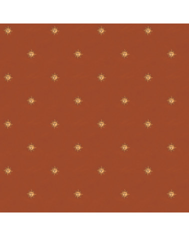 Papier peint Soleil Vintage – Terracotta