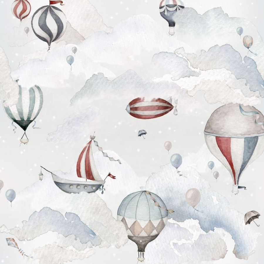 Papier peint montgolfières, aventures célestes