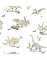 Papier peint dinosaures