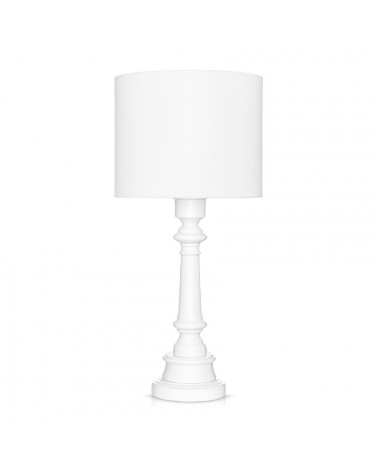 Lampe à poser classique blanche