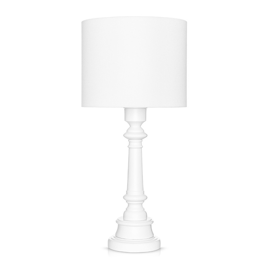 Lampe à poser classique blanche