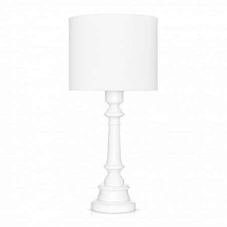 Lampe à poser classique blanche