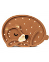 Lampe veilleuse en bois Ours